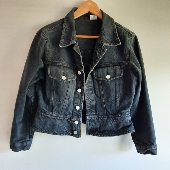 Vintage Dark Denim Jacket - Picture 1 of 9